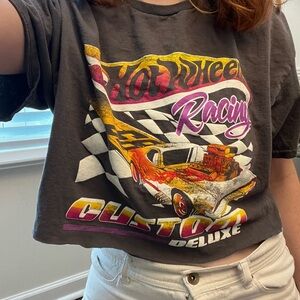 Racing crop tee